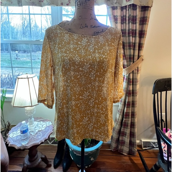 Anthropologie HD in Paris Blouse Size 6p - Picture 1 of 6